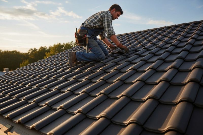 Clay Roof Installation detail
